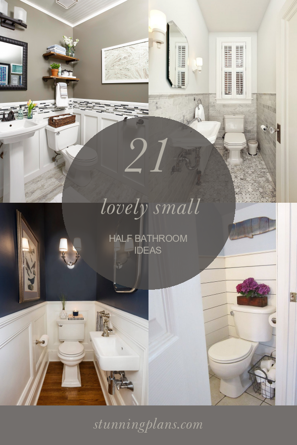 21 Lovely Small Half Bathroom Ideas Home, Family, Style and Art Ideas